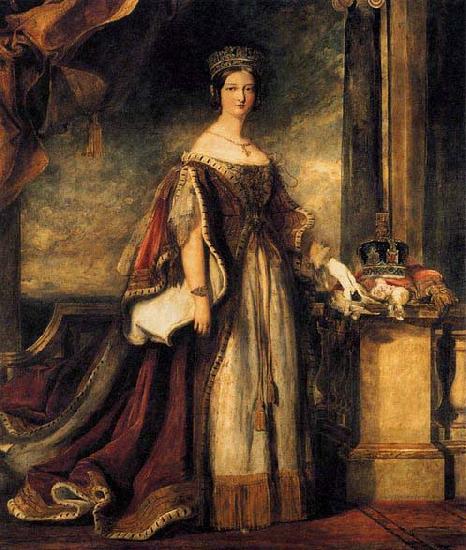 Sir David Wilkie Queen Victoria China oil painting art